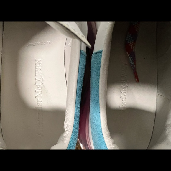 Alexander McQueen TriColor Sneaker Size 37.5 - Picture 6 of 7